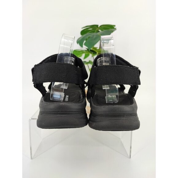 Skechers Men's Sport D’lux Walker Black Sandals Size 8 US - Picture 3 of 9